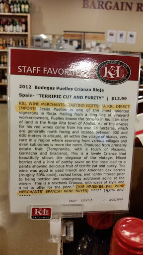 Wine Store «K&L Wine Merchants», reviews and photos, 3005 El Camino Real, Redwood City, CA 94061, USA