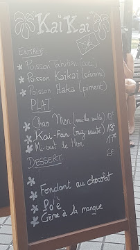Kaï Kaï à Lège-Cap-Ferret menu
