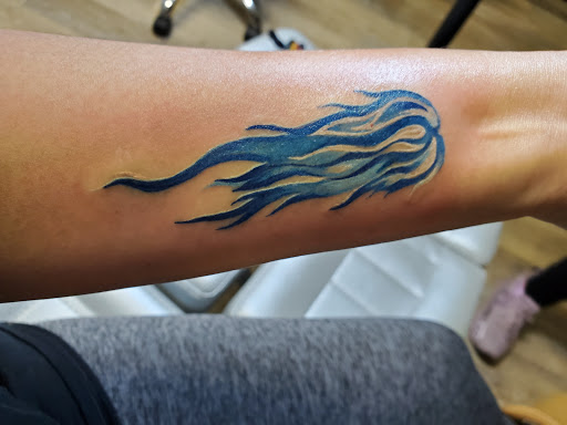 Explore pinterest flower tattoo ideas, creative tattoo ideas in Loganville, available at Blue Siren Tattoos