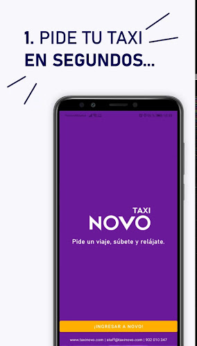 Novo Taxi - Aplicativo de viajes y envíos - Ica