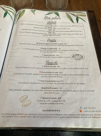 Liberta à Paris menu