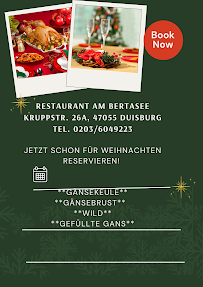 Menu du Restaurant Am Bertasee à Duisburg