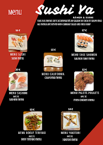 Restaurant de nouilles (ramen) Sushiya à Nice - menu / carte