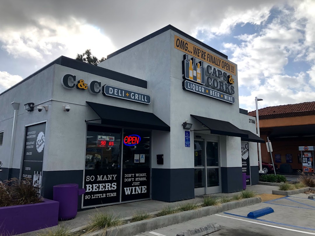 Caps & Corks Liquor Deli & Grill in the city Torrance