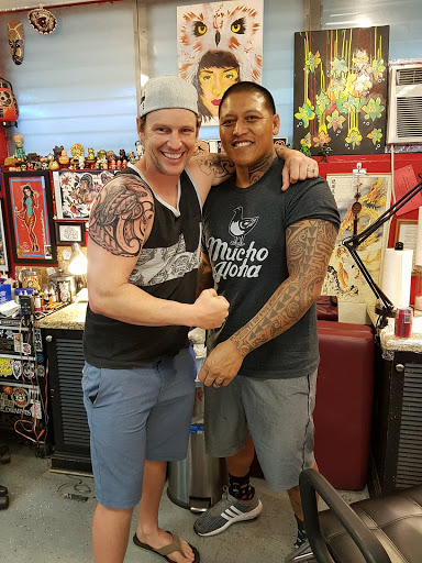Explore half sleeve forearm tattoo ideas, creative tattoo ideas in Kailua Kona, available at Kaeo Hawaii Tattoo & Creative Studio