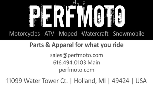 Motorcycle Parts Store «Perf-Moto», reviews and photos, 11099 Watertower Ct, Holland, MI 49424, USA