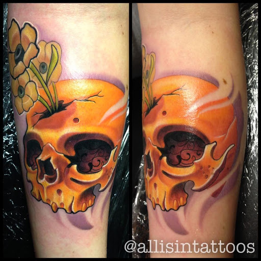 Find between breast tattoo ideas for your next unique tattoo in Dubuque at The Crows Nest