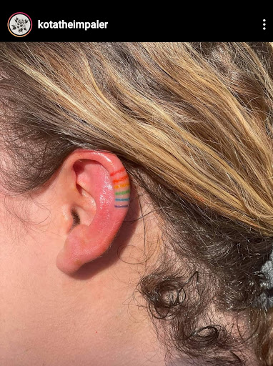 Explore howl's moving castle tattoo ideas, creative tattoo ideas in Benton, available at Spectrum Tattoo