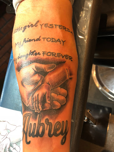 Explore tattoo ideas hearts name, creative tattoo ideas in Cape Coral, available at UNRIVALED INK