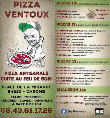 pizzaventoux à Caromb