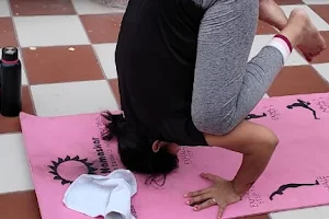yoga teacher at home image