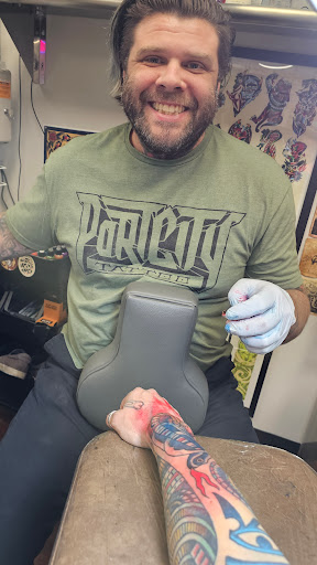 Explore wildland firefighter tattoo ideas, creative tattoo ideas in Placerville, available at Hangman Tattoo