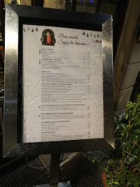 Restaurant Au Bon Vivant à Strasbourg menu