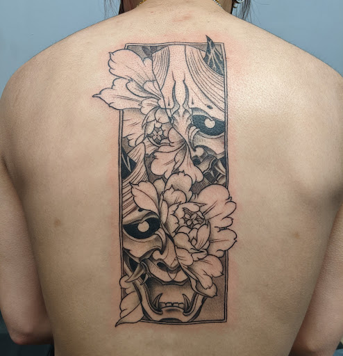 Explore lavender tattoo ideas, creative tattoo ideas in Tewksbury, available at Lucid Arts Tattoo Studio