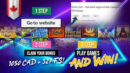 Sloto Zen - the best online casino for profitability and safety in Winnipeg