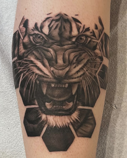 Explore man sleeve tattoo ideas, creative tattoo ideas in Tulsa, available at Electric Gnome Tattoo