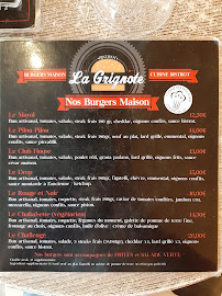 Restaurant de hamburgers Bistrot La Grignote à Le Lavandou (la carte)