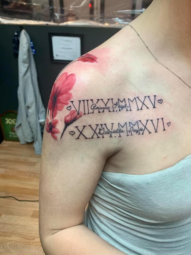 Explore sunset tattoo ideas, creative tattoo ideas in Richmond, available at Black Market Studios