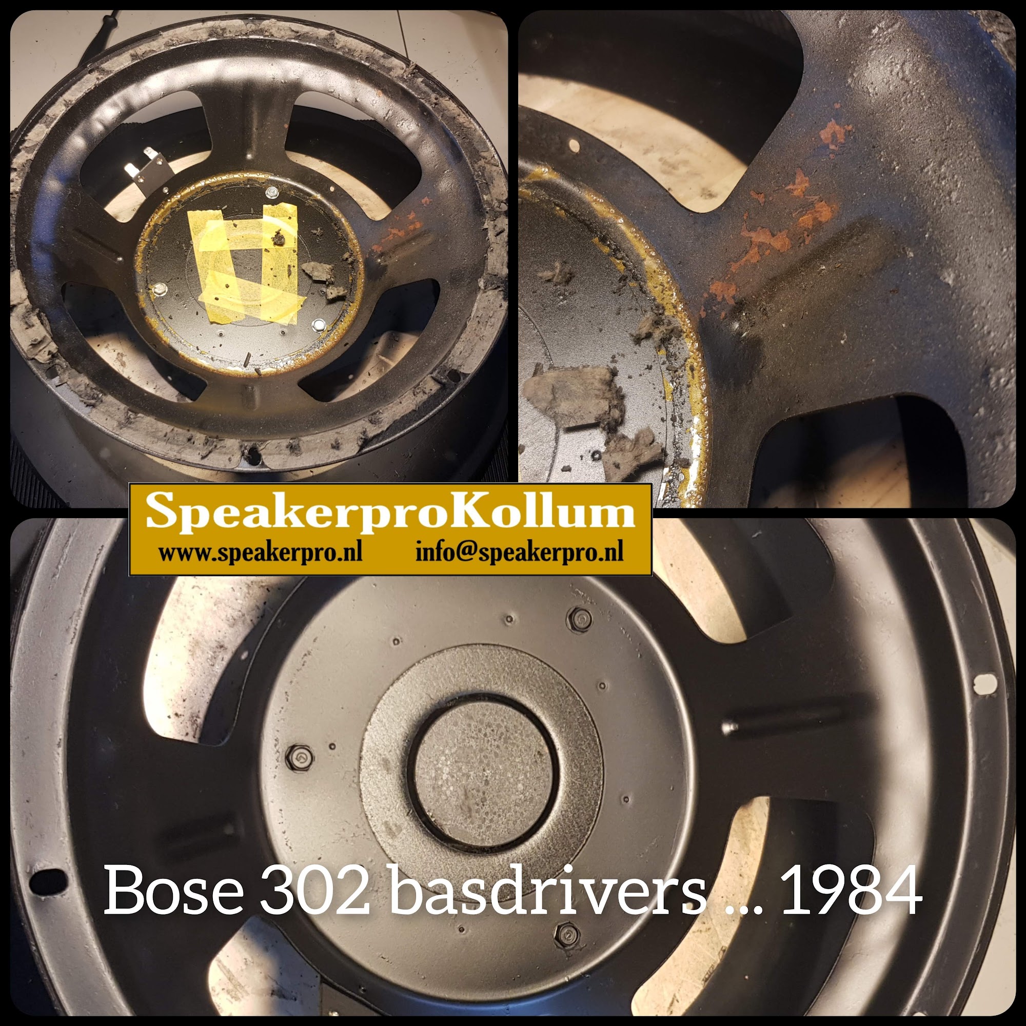SpeakerproKollum luidspreker reparatie / speaker reparatie / recone service / refoam service