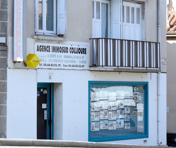 Loreto Immobilier-Agence IMMOSUD à Collioure (Pyrénées-Orientales 66)