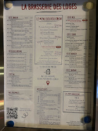 Restaurant La Brasserie des Loges à Dijon (la carte)