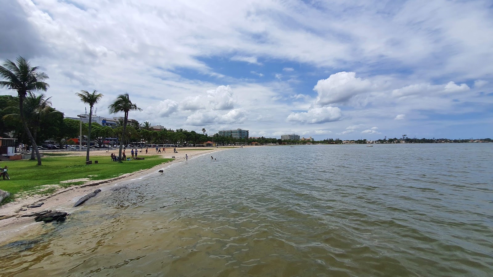 Foto von Praia da Pontinha mit beiger sand Oberfläche