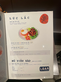 Loan (ex. Asian Soupe) à Paris menu