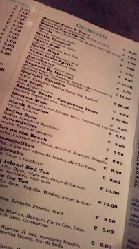 Village Cafè à Milan menu