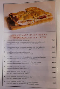 Pizzeria Lo Zozzone à Rome (la carte)