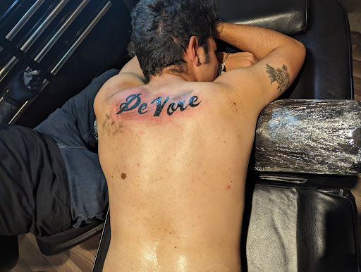 Explore tattoo ideas line work, creative tattoo ideas in Hesperia, available at Logic Ink Tattoo & Piercing