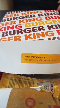 Carte du Burger King à Cloppenburg