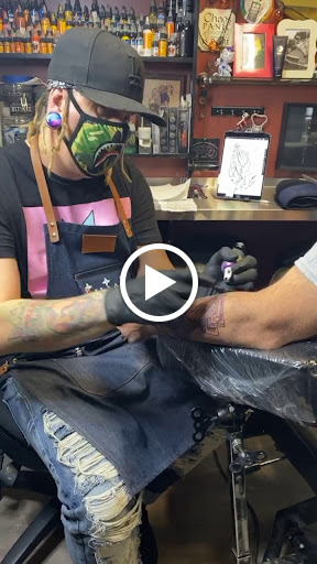 Explore bike tattoo ideas, creative tattoo ideas in Goldsboro, available at HabitTats Tattoos & Body Piercing