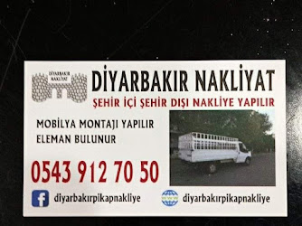 Diyarbakir pikap kamyonet nakliye taşımacılık