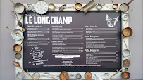 Menu / carte de Le Longchamp à L'Isle-sur-la-Sorgue