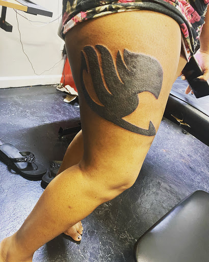 Explore patch work tattoo ideas, creative tattoo ideas in Memphis, available at Inkatsuki Tattoos Art Studio