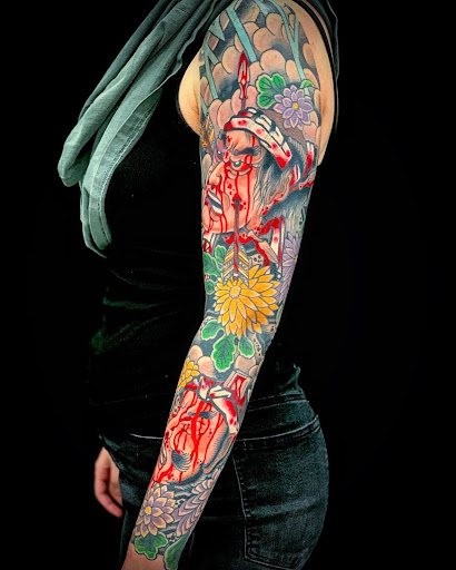 Explore name design tattoo ideas, creative tattoo ideas in Virginia Beach, available at Salt Water Tattoo