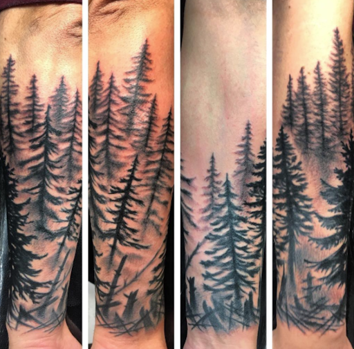 Explore tattoo ideas for triceps, creative tattoo ideas in Las Vegas, available at Cleen Rock Ones Golden Skull Tattoo