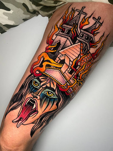 Find male tattoo ideas shoulder for your next unique tattoo in San Francisco at Cleopatra INK Tattoo & Piercing San Francisco Studio