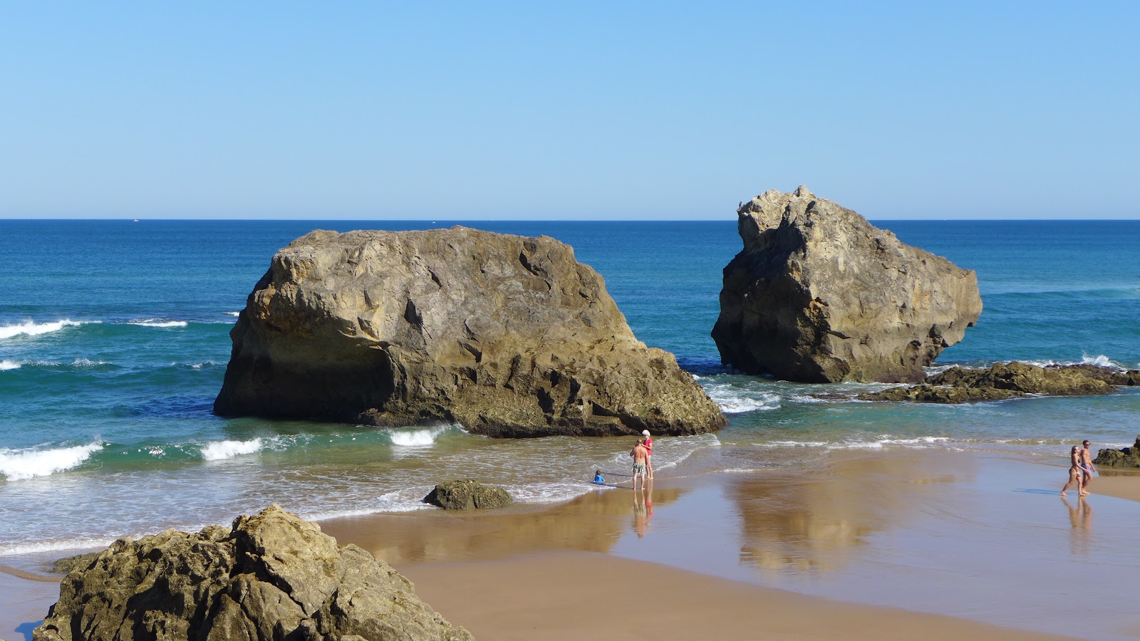 Fotografie cu Plage d'Ilbarritz cu nivelul de curățenie înalt