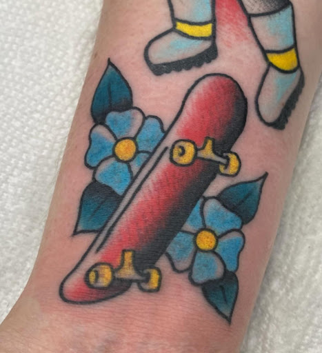 Explore halloween tattoo ideas for women, creative tattoo ideas in Delmar, available at Resolute Tattoo