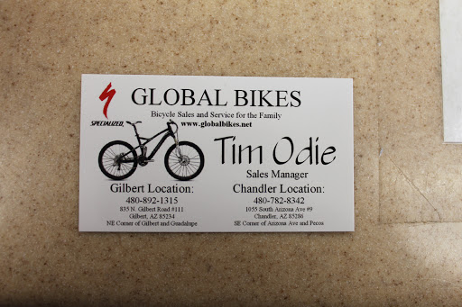 Bicycle Store «Global Bikes - Gilbert Bike Shop», reviews and photos, 835 N Gilbert Rd #111, Gilbert, AZ 85234, USA