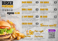 Menu / carte de Smash Burger Comédie à Montpellier