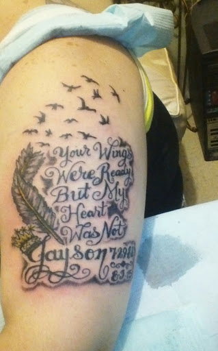 Explore tattoo ideas hunting, creative tattoo ideas in Carbondale, available at MsCandyTattoo