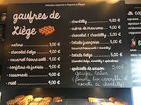 Le Comptoir Belge à Paris menu