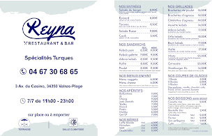 Photo n°2 de REYNA RESTAURANT à Valras-Plage ()