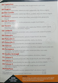 Menu / carte de Pizza&pasta à Catania
