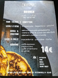 Bar à cocktails Nik's & Co. à Milan (la carte)