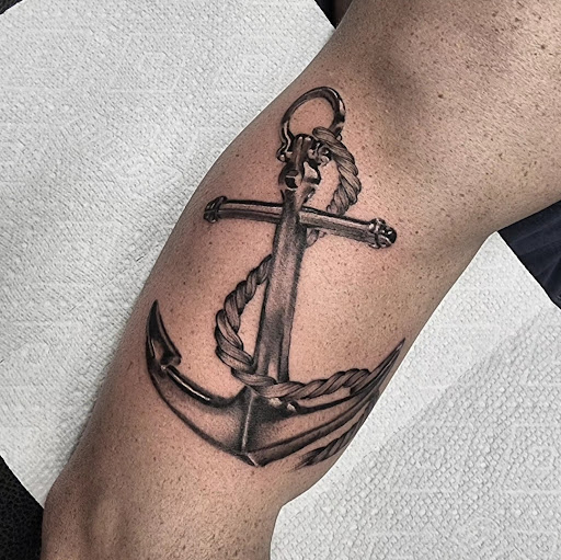 Explore first born son tattoo ideas, creative tattoo ideas in Cedar Falls, available at The Iron Quill Tattoo Parlor