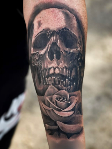 Explore moon phase tattoo ideas, creative tattoo ideas in Wichita Falls, available at Firme Copias Tattoo shop