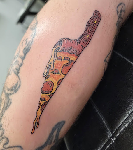 Explore hustler tattoo ideas, creative tattoo ideas in Nashville, available at RedBird Tattoo